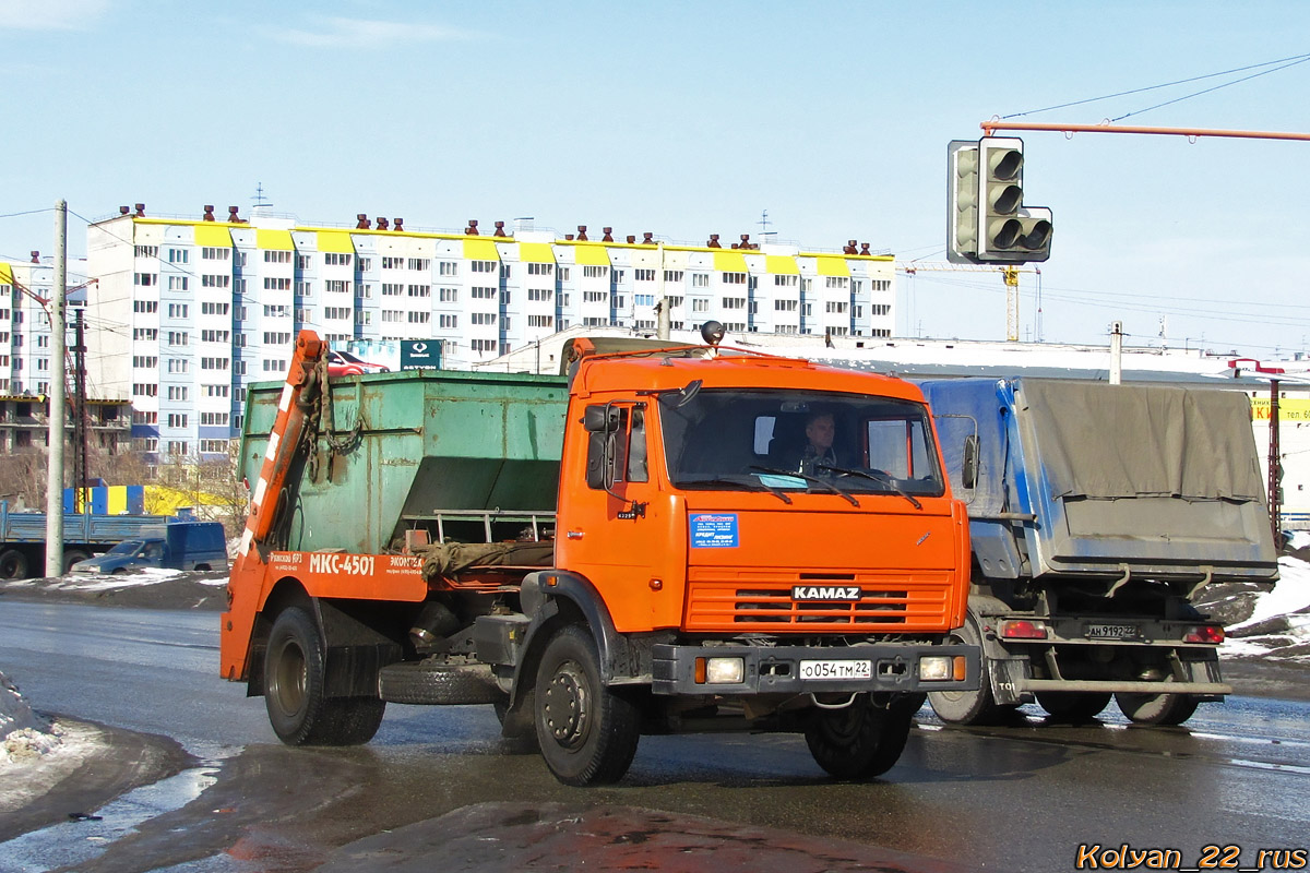 Алтайский край, № О 054 ТМ 22 — КамАЗ-43253-A3(96)