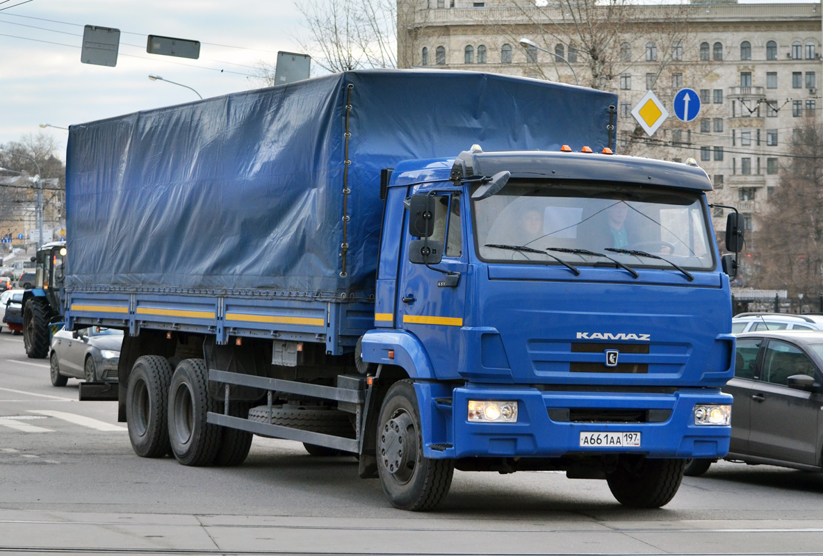 Москва, № А 661 АА 197 — КамАЗ-65117-N3(78)