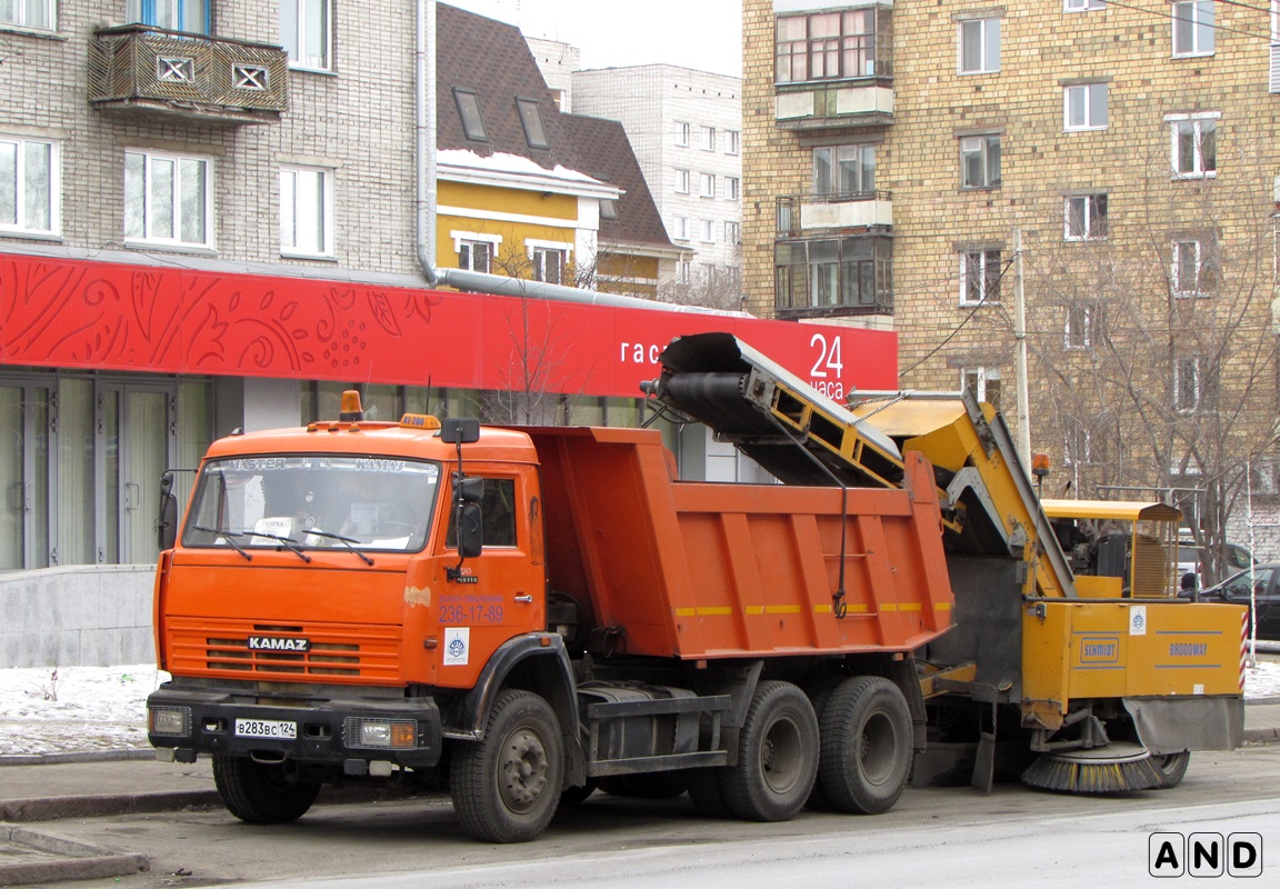 Красноярский край, № В 283 ВС 124 — КамАЗ-65115-D3(97)