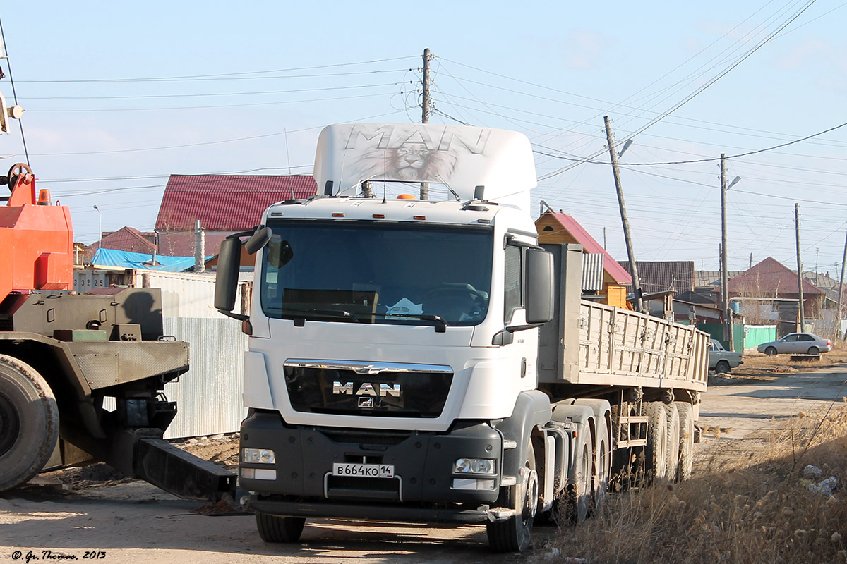 Саха (Якутия), № В 664 КО 14 — MAN TGS 33.480