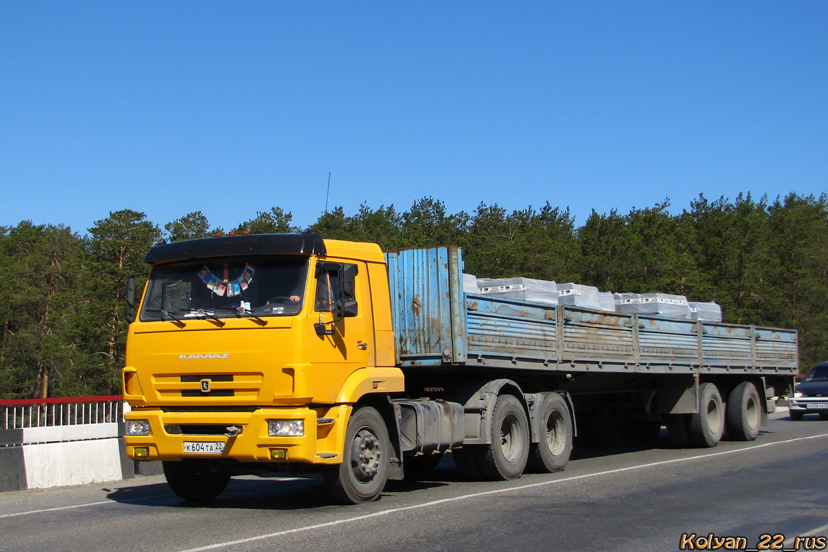 Алтайский край, № К 604 ТА 22 — КамАЗ-65116-N3(78)