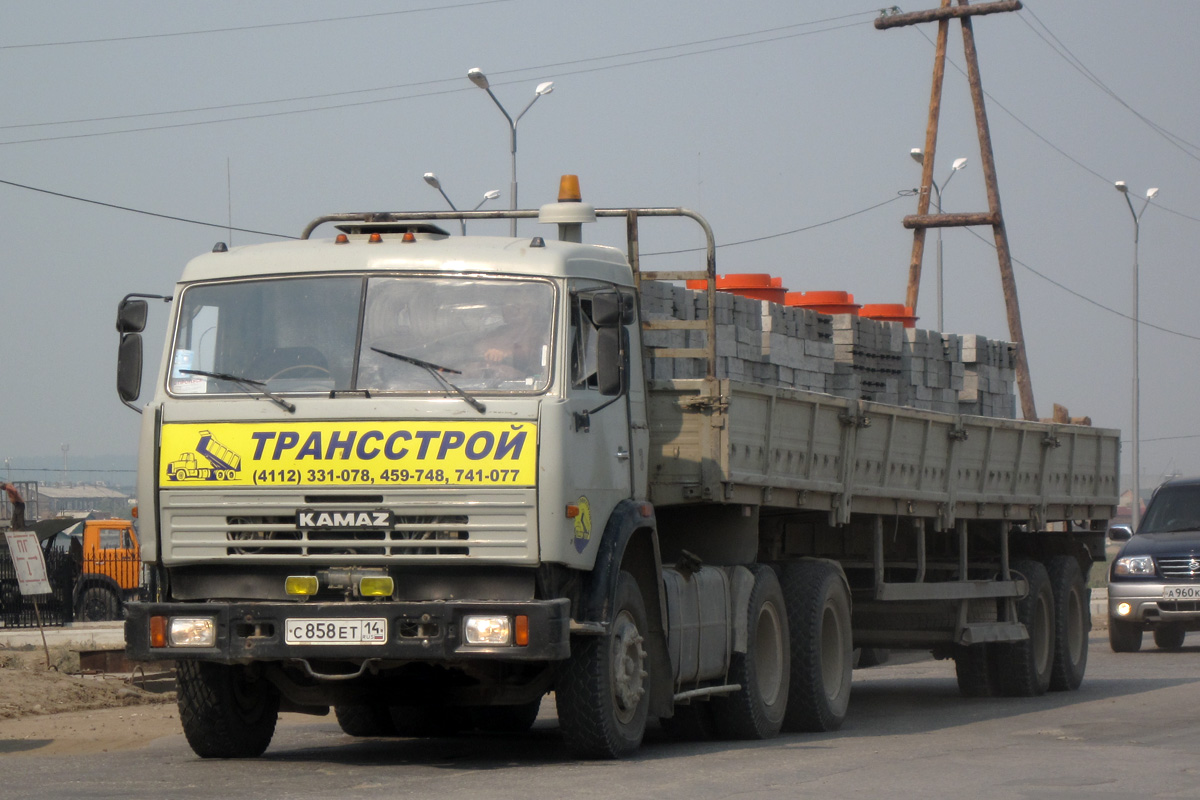 Саха (Якутия), № С 858 ЕТ 14 — КамАЗ-54115-15 [54115R]