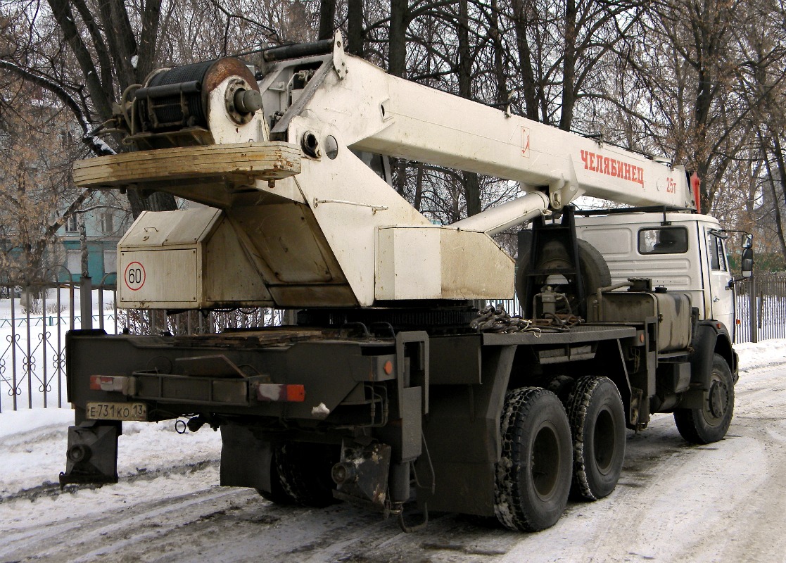 Мордовия, № Е 731 КО 13 — КамАЗ-65115-62