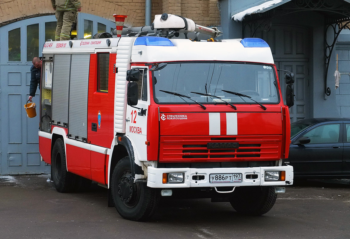 Москва, № У 886 РТ 197 — КамАЗ-43253-A3(96)