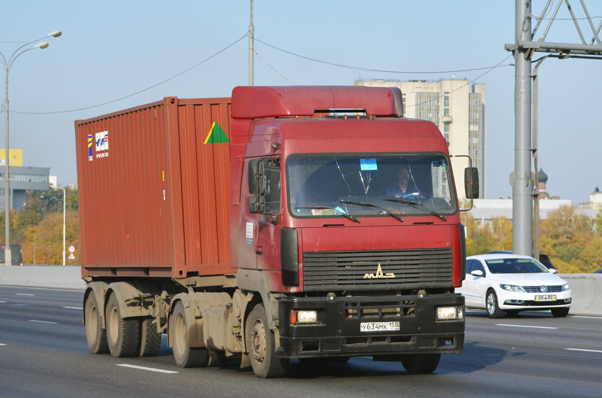 Московская область, № У 634 МК 150 — МАЗ-5440A8