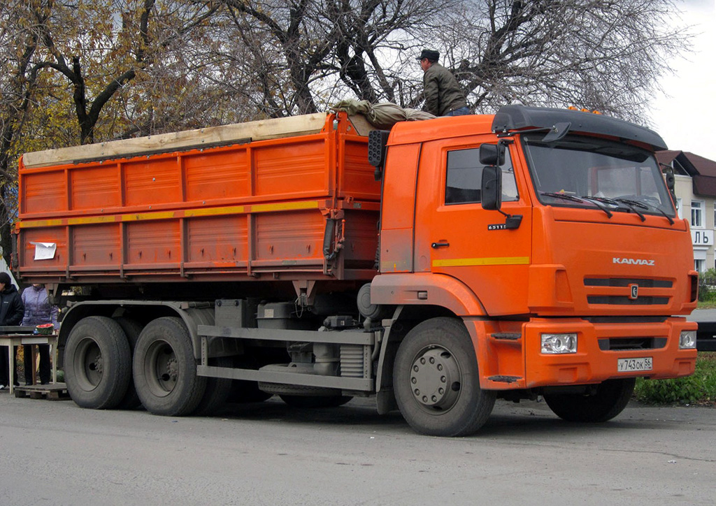 Оренбургская область, № У 743 ОК 56 — КамАЗ-65115-A4(23)