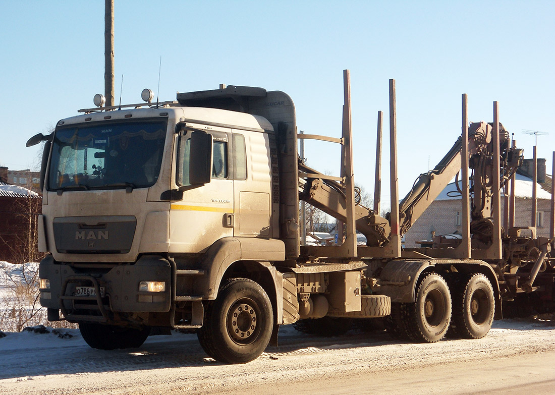 Московская область, № О 786 РУ 50 — MAN TGS 33.430