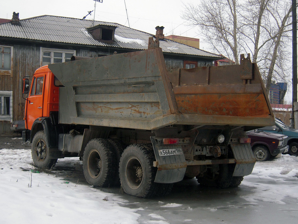 Ханты-Мансийский автоном.округ, № А 566 АМ 186 — КамАЗ-5511