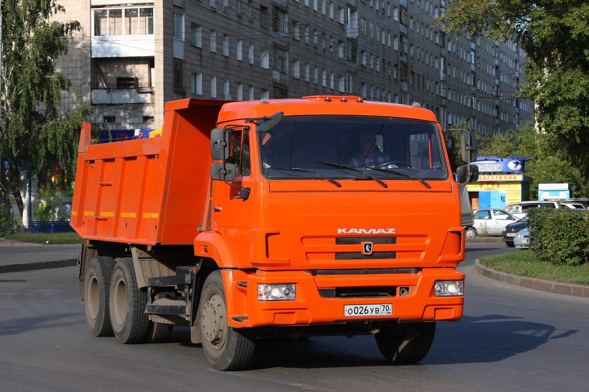 Томская область, № О 026 УВ 70 — КамАЗ-65115-N3(78)