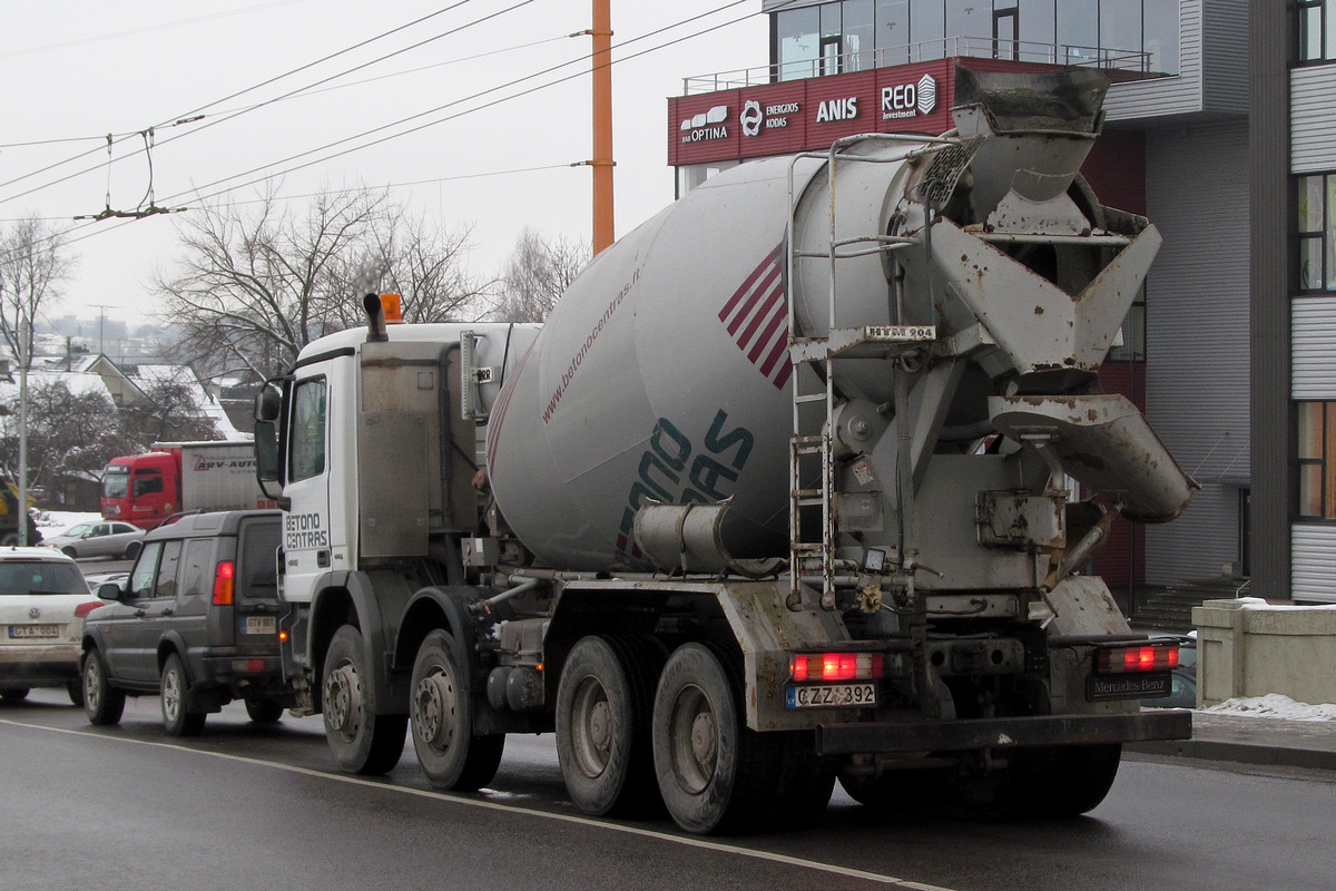 Литва, № CZZ 392 — Mercedes-Benz Actros ('2003) 4141