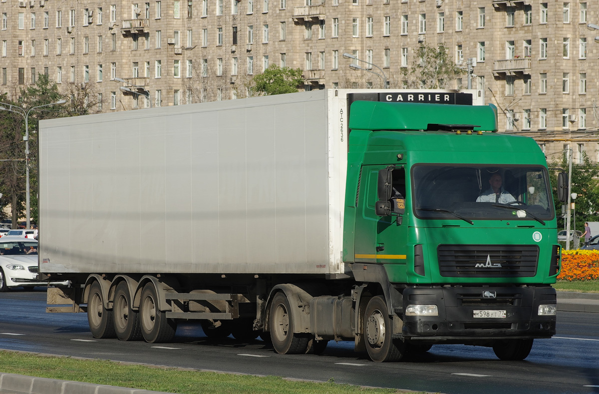 Москва, № М 598 УТ 77 — МАЗ-544018