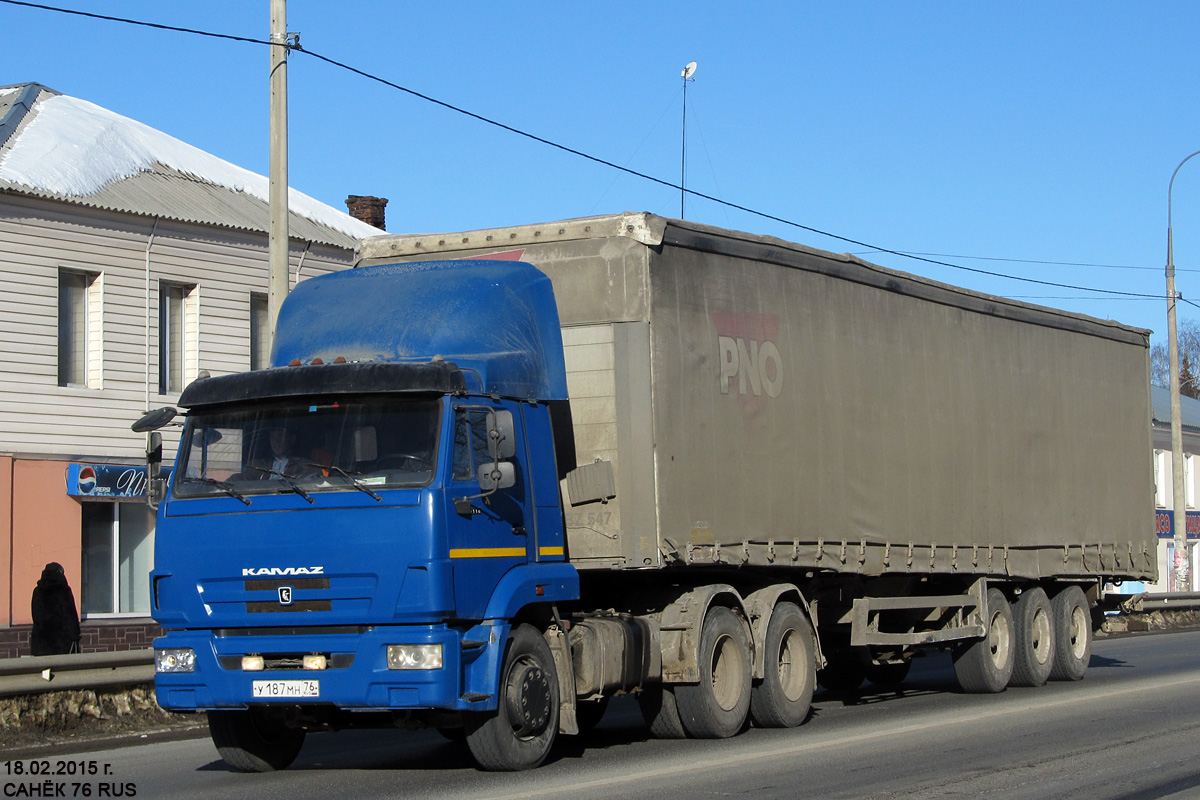 Ярославская область, № У 187 МН 76 — КамАЗ-65116-N3(78)