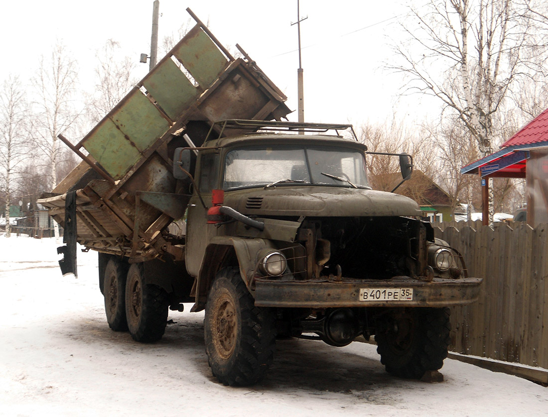 Вологодская область, № В 401 РЕ 35 — ЗИЛ-131 (общая модель)