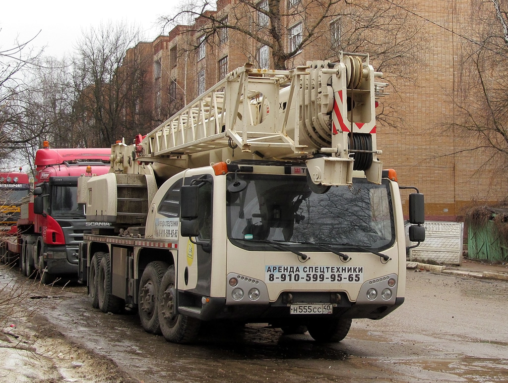 Калужская область, № Н 555 СС 40 — Terex / Demag (общ.мод.) [W09-M02,M10]