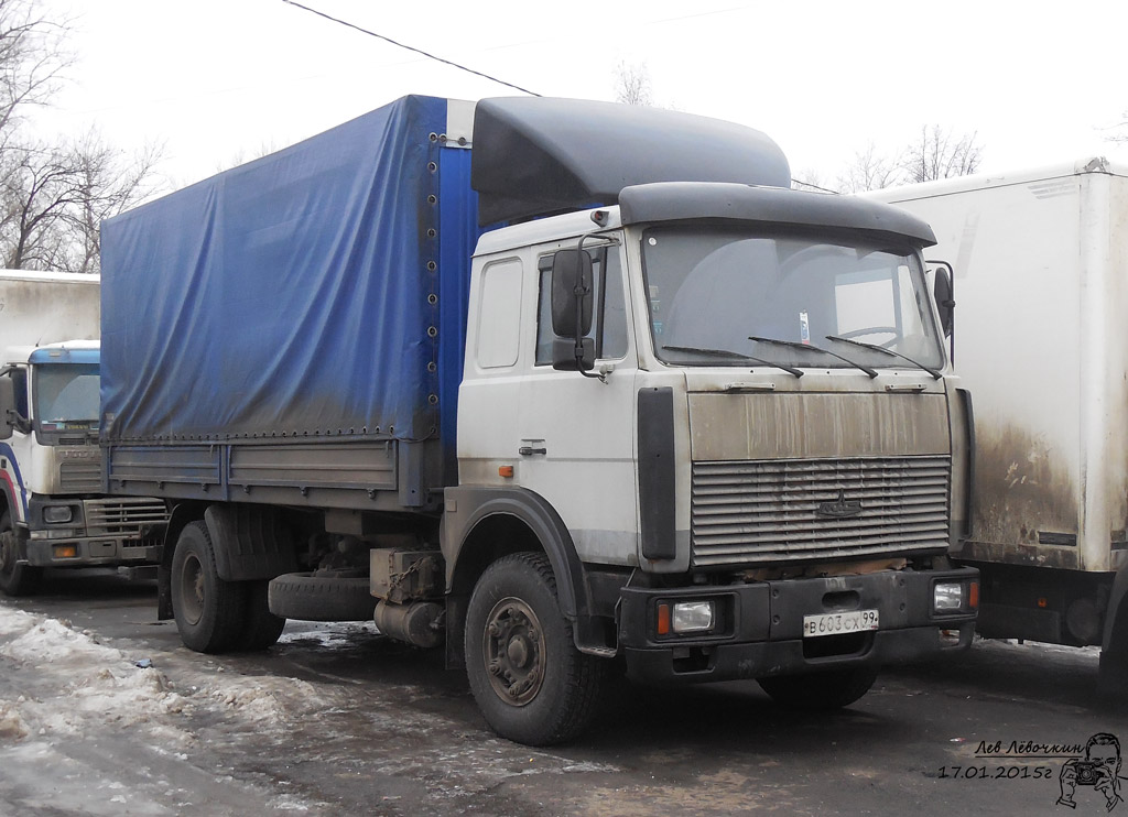 Москва, № В 603 СХ 99 — МАЗ-53366