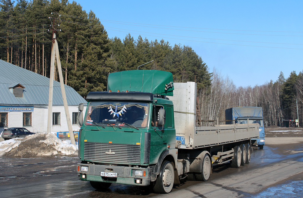 Липецкая область, № М 875 СМ 48 — МАЗ-54327
