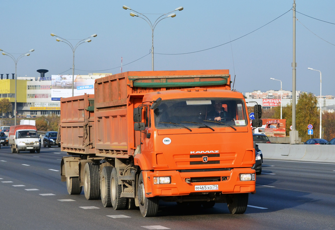 Тульская область, № М 465 ХО 71 — КамАЗ-65115-N3(78)