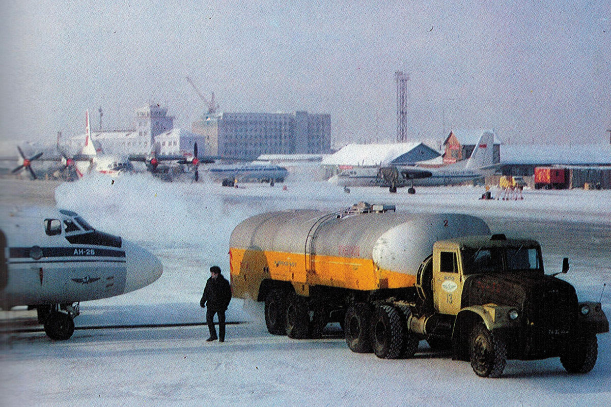 Саха (Якутия), № 13 — КрАЗ-258Б1; Исторические фотографии (до 2000 года) (Саха (Якутия))