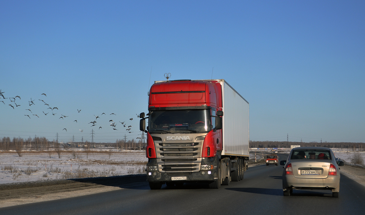 Новосибирская область, № Е 904 АР 154 — Scania ('2009-2011, общая модель)