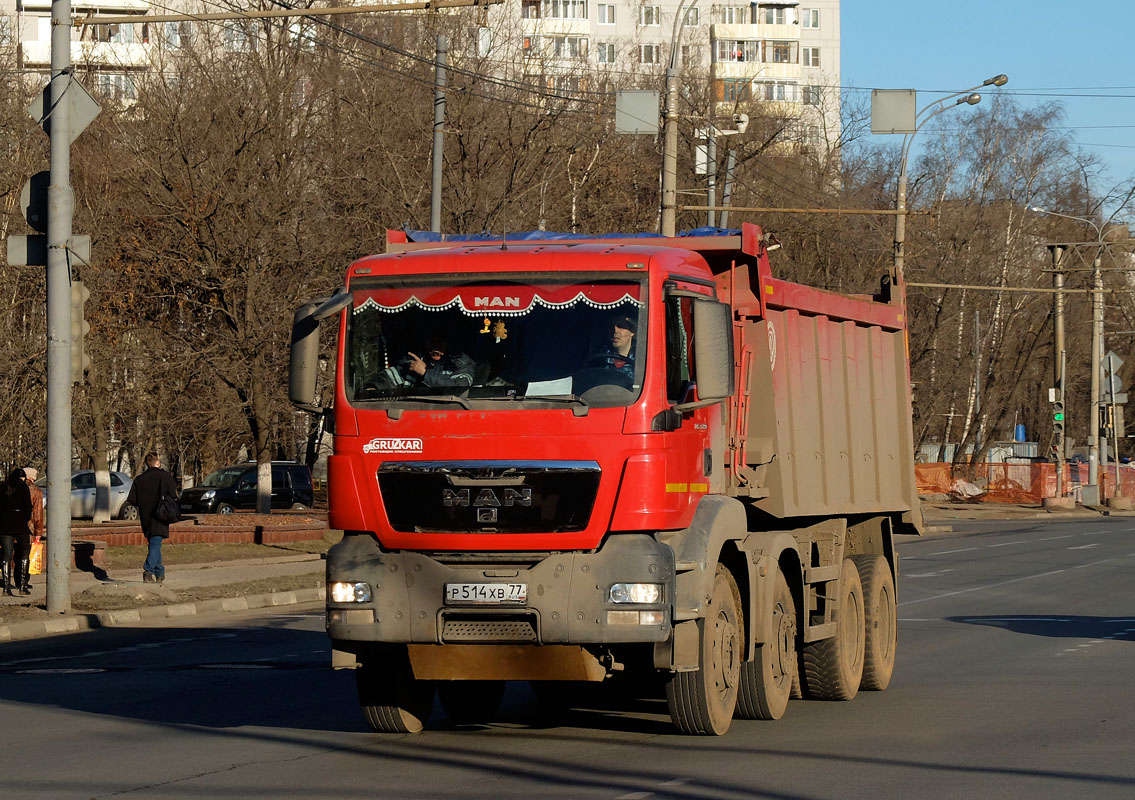 Москва, № Р 514 ХВ 77 — MAN TGS 41.390