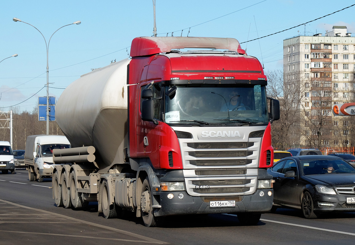 Московская область, № О 116 КН 750 — Scania ('2009) R420