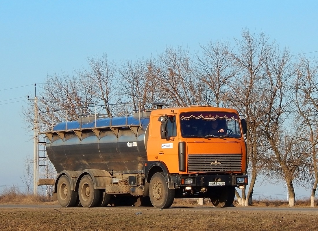 Воронежская область, № Х 053 УС 36 — МАЗ-6303 [630300]