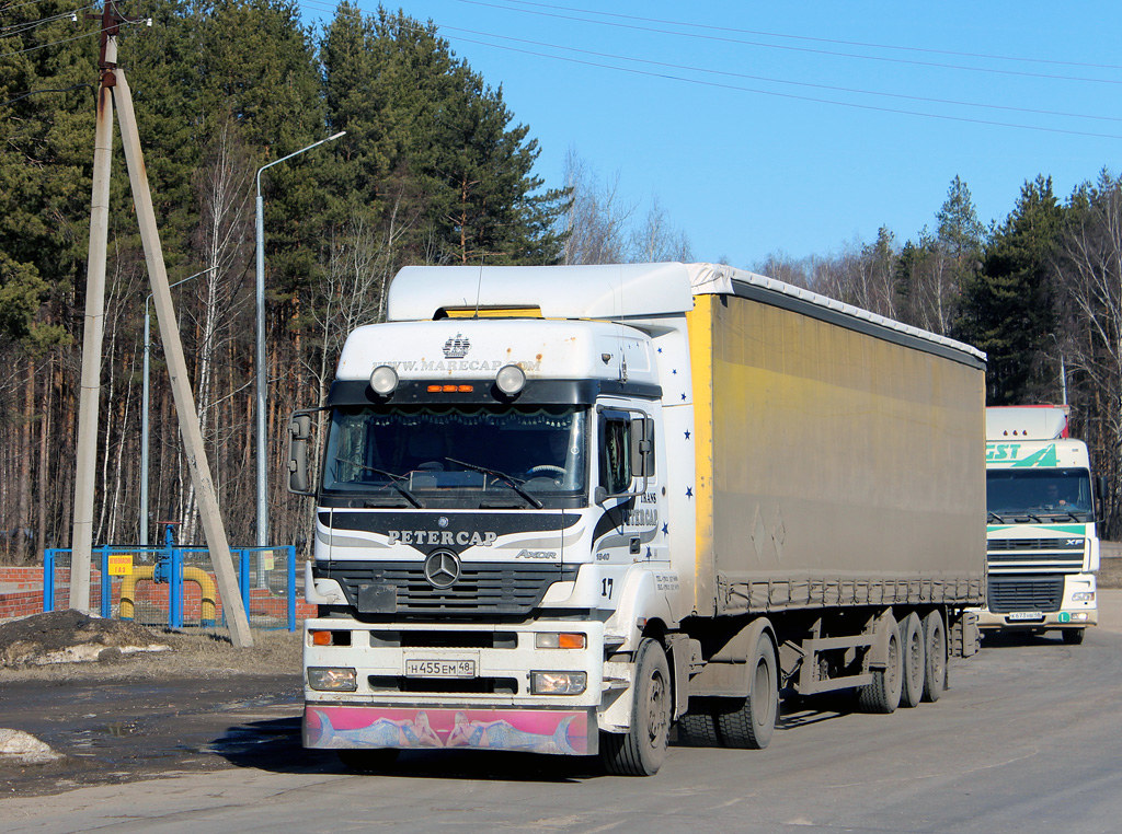 Липецкая область, № Н 455 ЕМ 48 — Mercedes-Benz Axor 1840