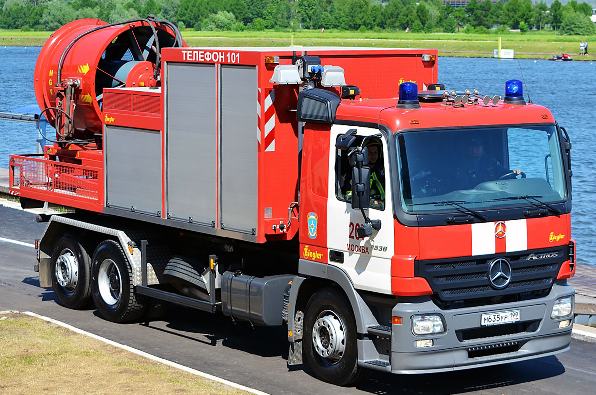 Москва, № М 635 УР 199 — Mercedes-Benz Actros ('2003) 2536