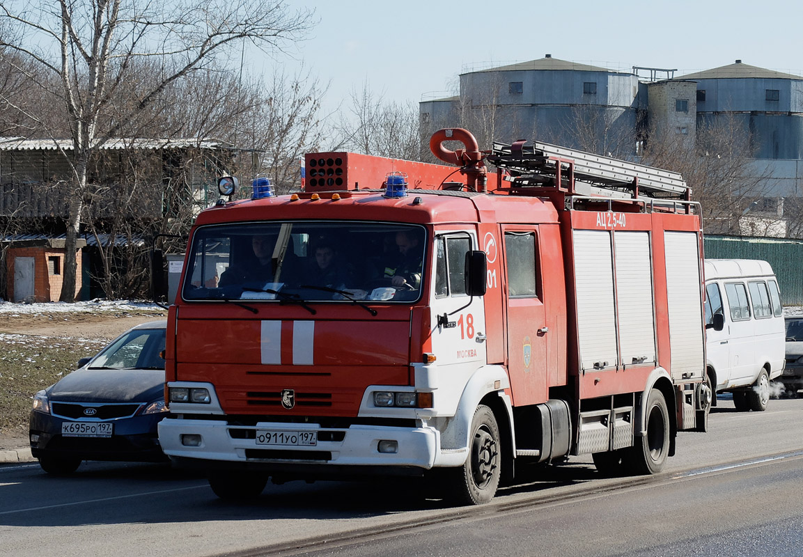 Москва, № О 911 УО 197 — КамАЗ-4308-H3(99)