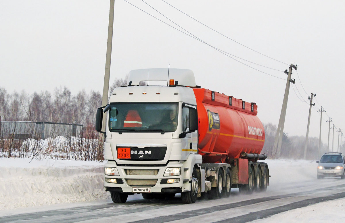 Новосибирская область, № А 070 СН 154 — MAN TGS 26.440