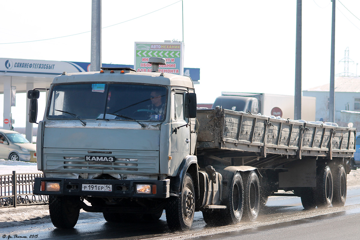 Саха (Якутия), № Р 191 ЕР 14 — КамАЗ-54115 [541150]