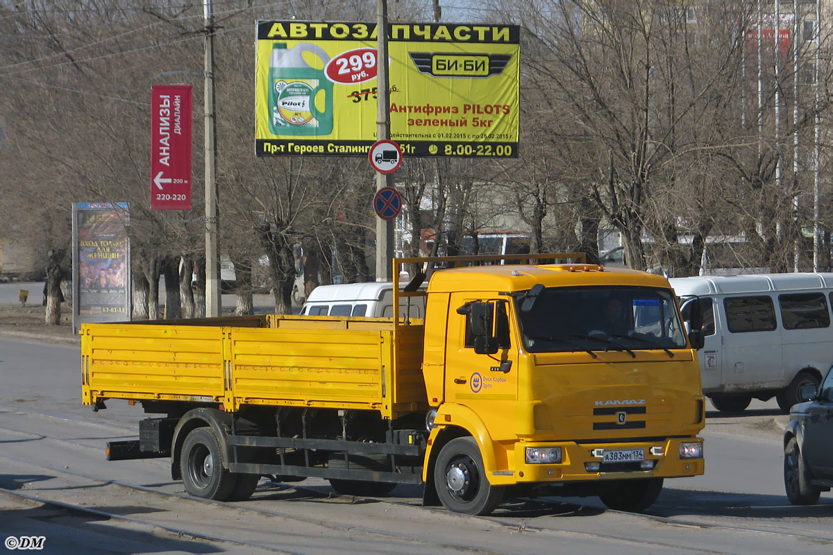 Волгоградская область, № А 383 ММ 134 — КамАЗ-4308-C3(79)