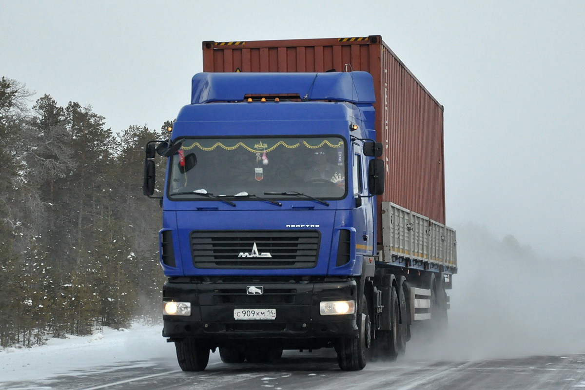Саха (Якутия), № С 909 КМ 14 — МАЗ-6430A9