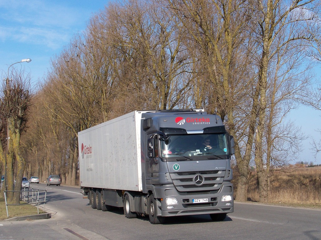 Литва, № GZV 746 — Mercedes-Benz Actros ('2009) 1844