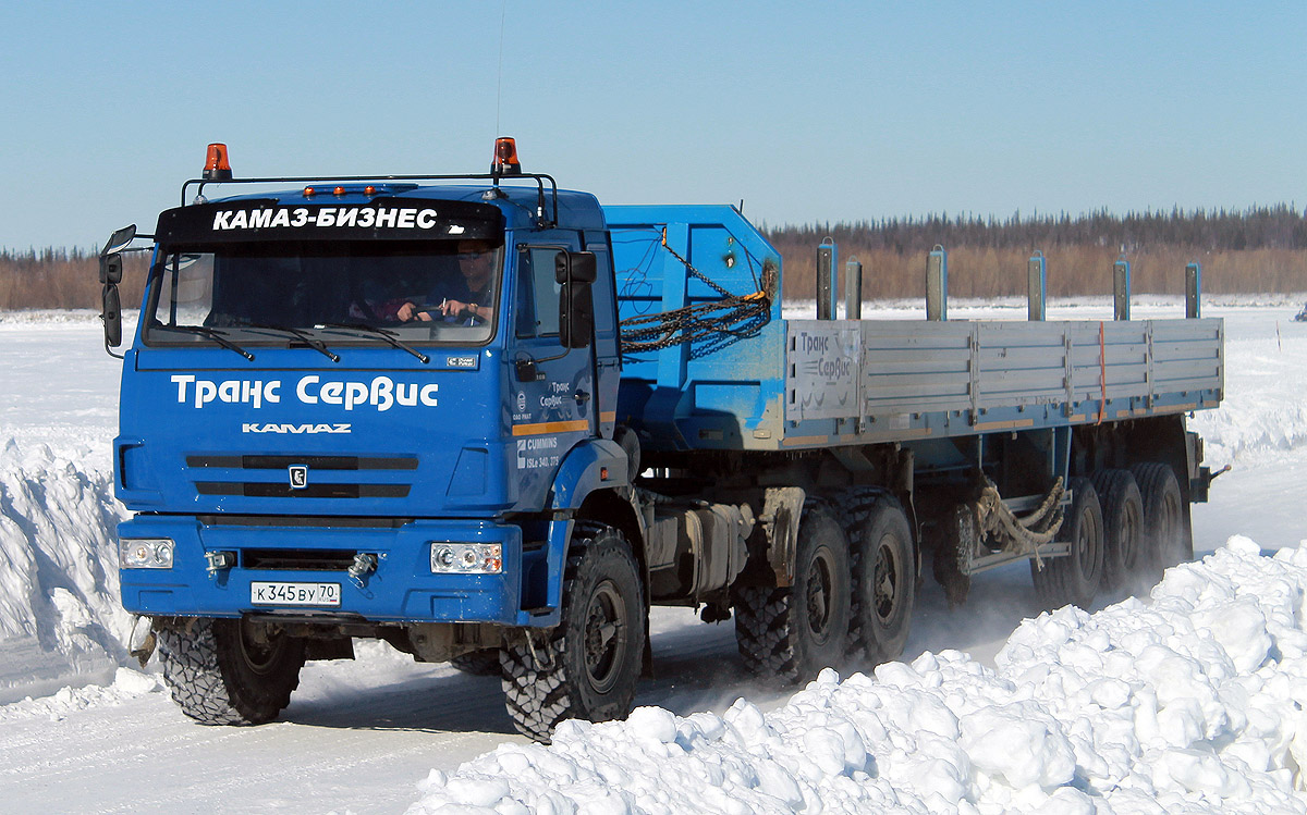 Томская область, № К 345 ВУ 70 — КамАЗ-44108-RF(08) [44108F-R]