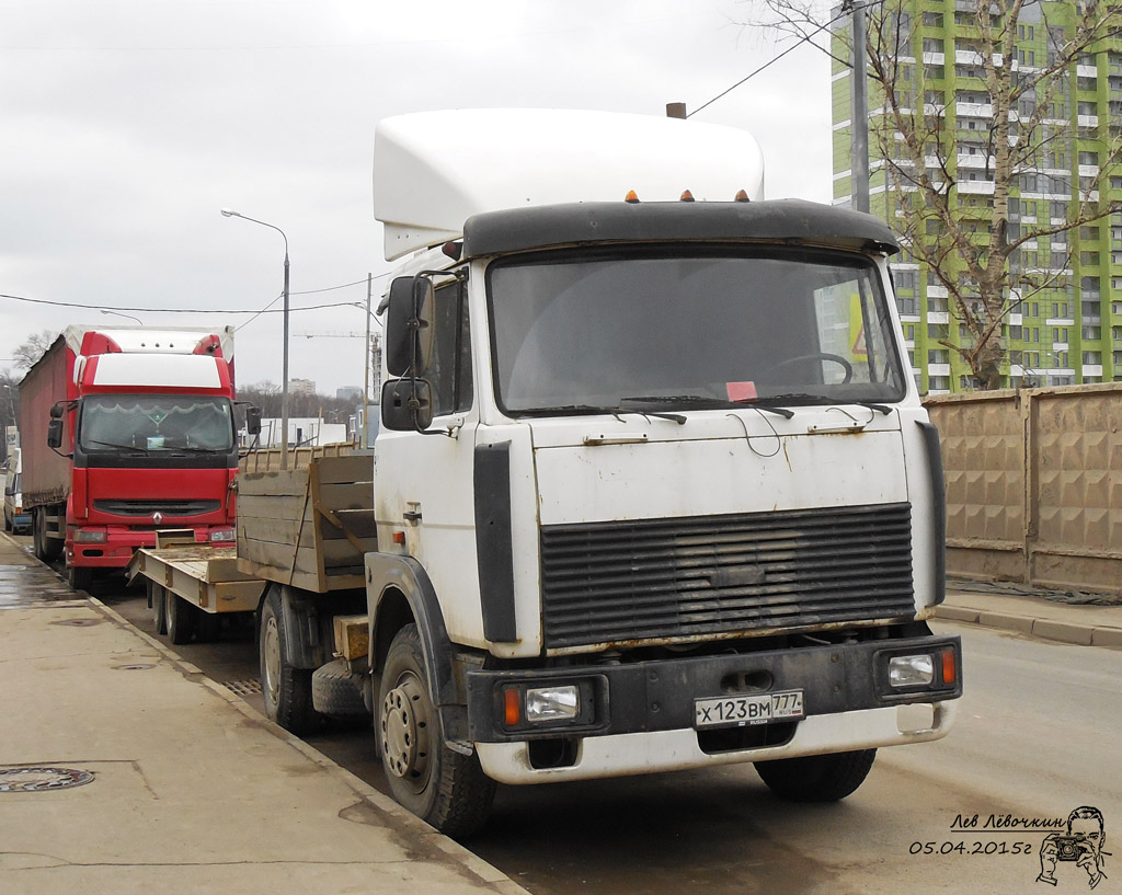 Москва, № Х 123 ВМ 777 — МАЗ-543203