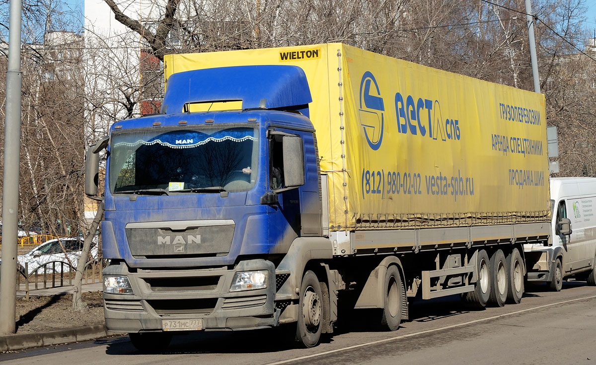Москва, № Р 731 МС 777 — MAN TGS 19.360
