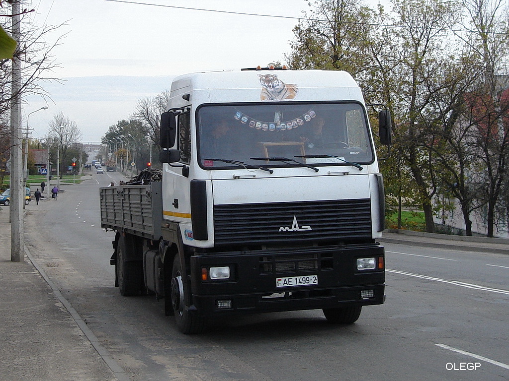 Витебская область, № АЕ 1499-2 — МАЗ (общая модель)