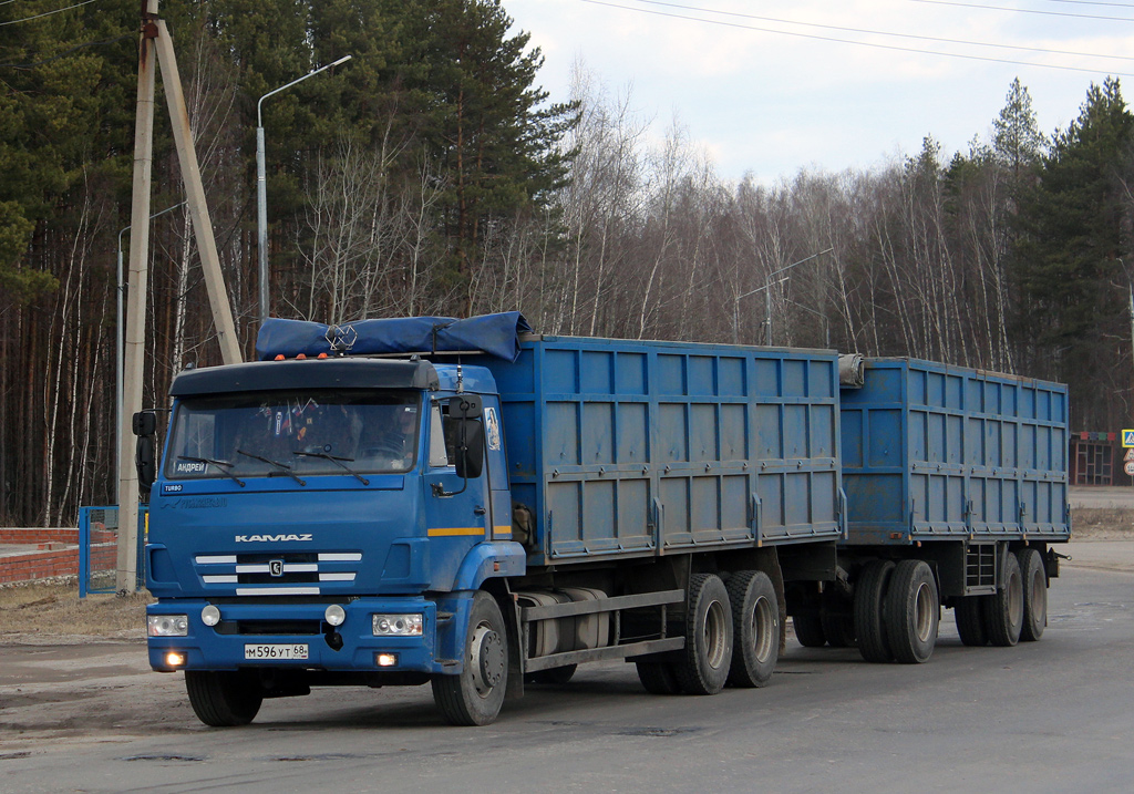 Тамбовская область, № М 596 УТ 68 — КамАЗ-65117-N3(78)
