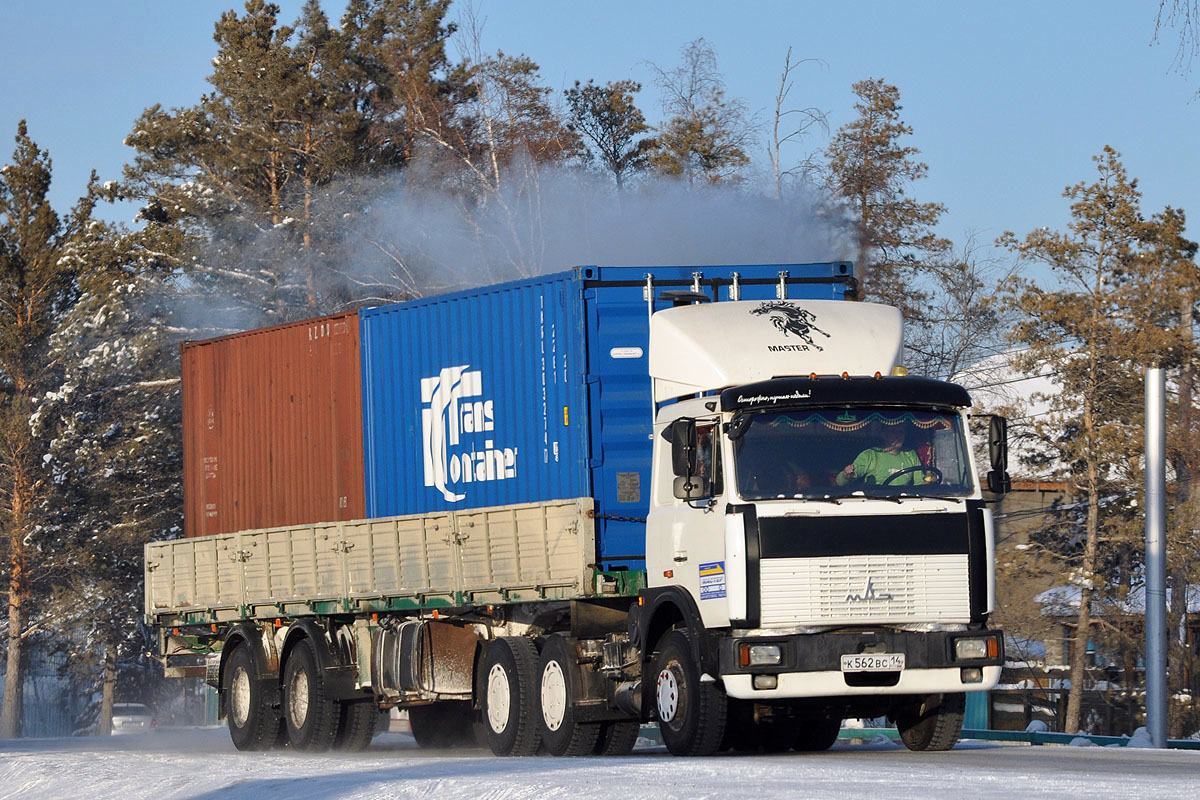 Саха (Якутия), № К 562 ВС 14 — МАЗ-6422A5