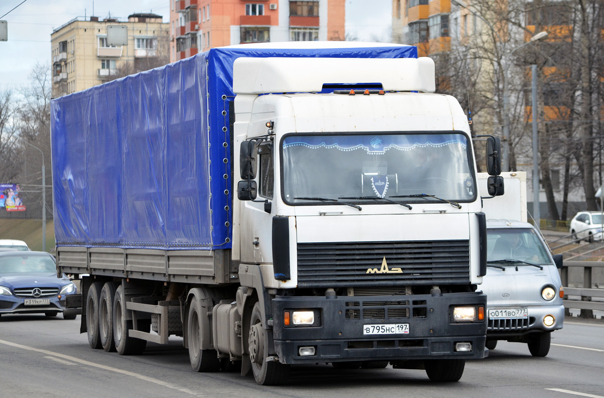 Москва, № В 795 НС 197 — МАЗ-5440A8
