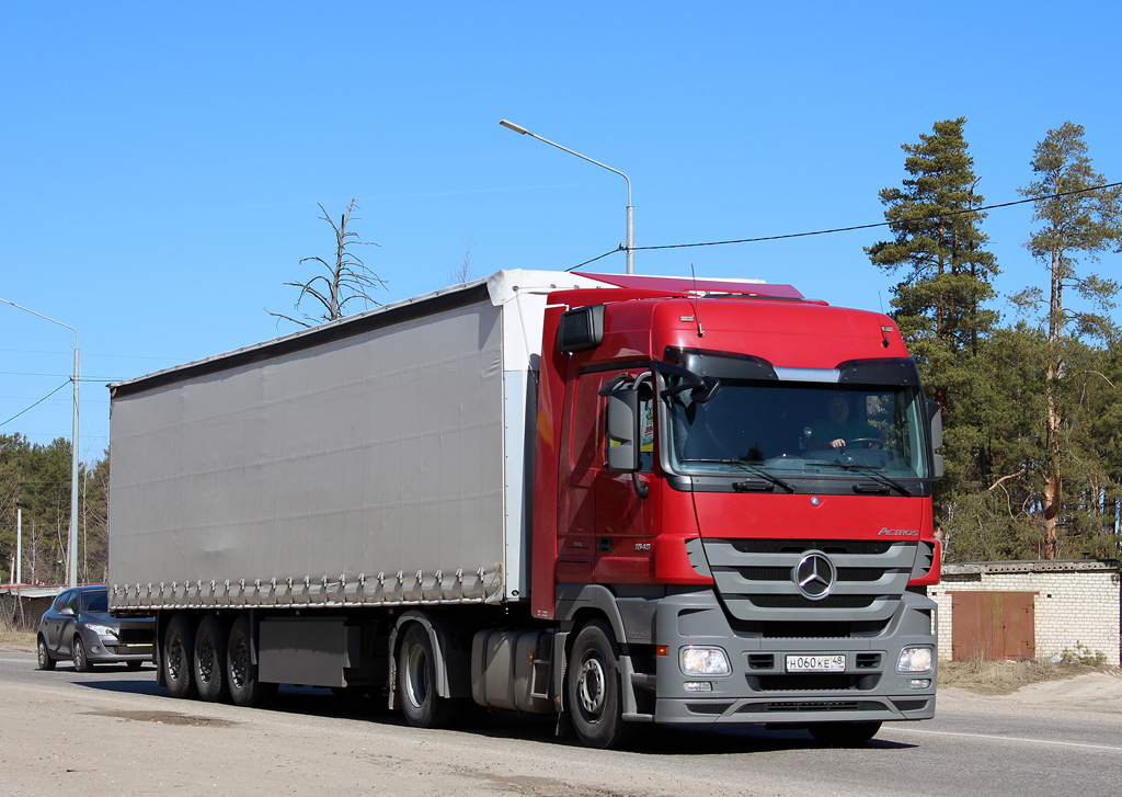 Липецкая область, № Н 060 КЕ 48 — Mercedes-Benz Actros ('2009) 1848