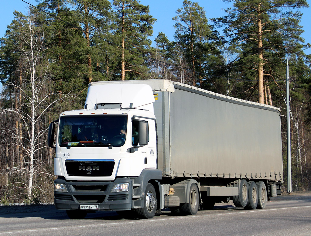 Санкт-Петербург, № В 191 ЕУ 178 — MAN TGS 19.360