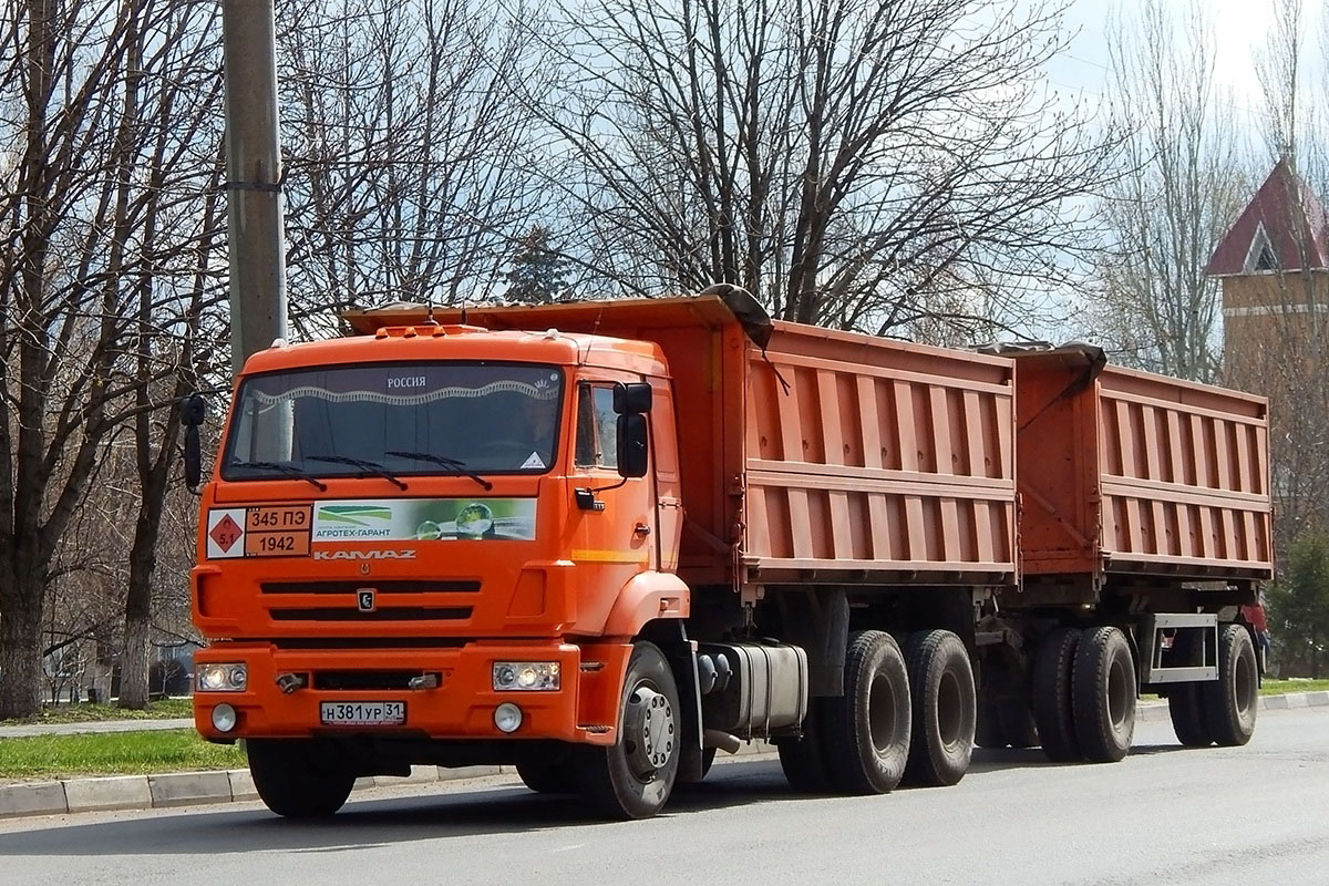 Белгородская область, № Н 381 УР 31 — КамАЗ-65115-A4(23)