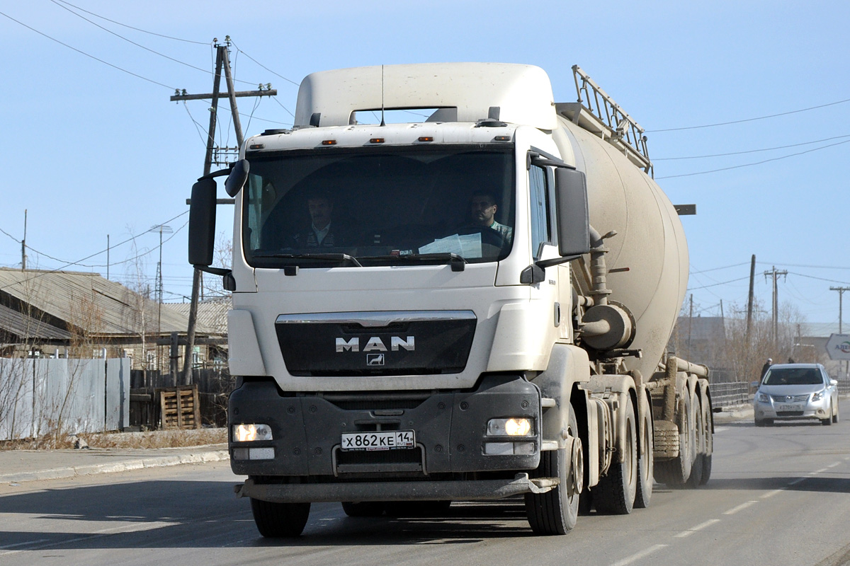 Саха (Якутия), № Х 862 КЕ 14 — MAN TGS 33.480