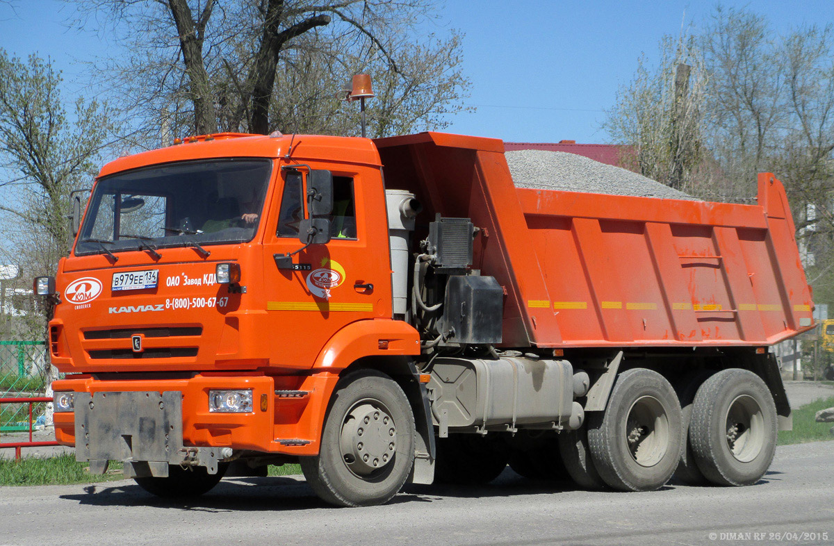 Волгоградская область, № В 979 ЕЕ 134 — КамАЗ-65115-L4(19)