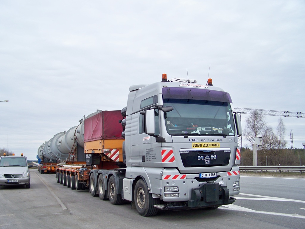 Чехия, № 3P8 4198 — MAN TGX ('2007) 41.680
