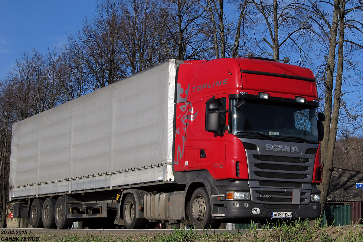 Польша, № WGS 1K99 — Scania ('2009) R420