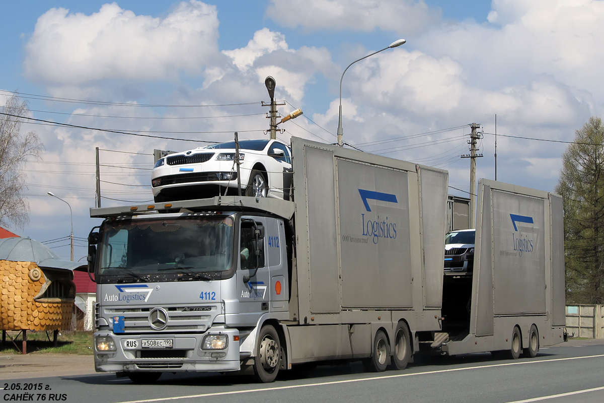 Московская область, № 4112 — Mercedes-Benz Actros ('2003) 1836