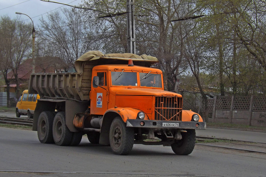Челябинская область, № А 406 ХК 74 — КрАЗ-256Б1